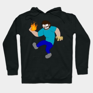 Toon Herobrine With Powers Hoodie